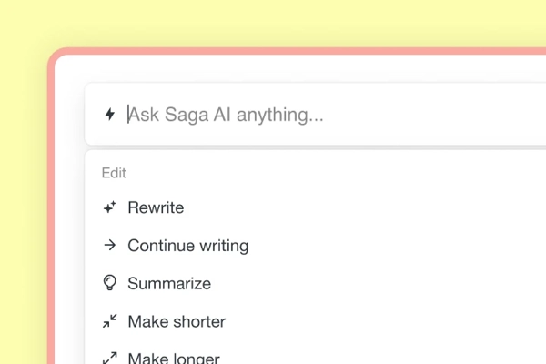 Saga AI AI Workspace For Your Notes Docs And Tasks saga-ai-ai-workspace-for-your-notes-docs-and-tasks