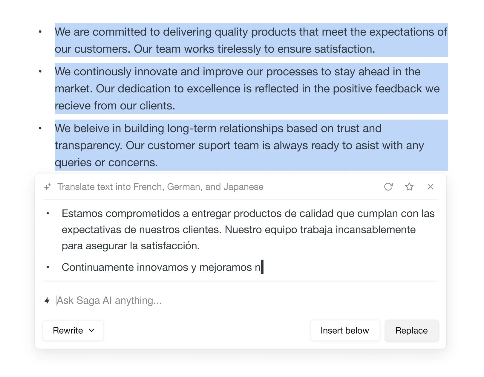 Prazise Ubersetzungen