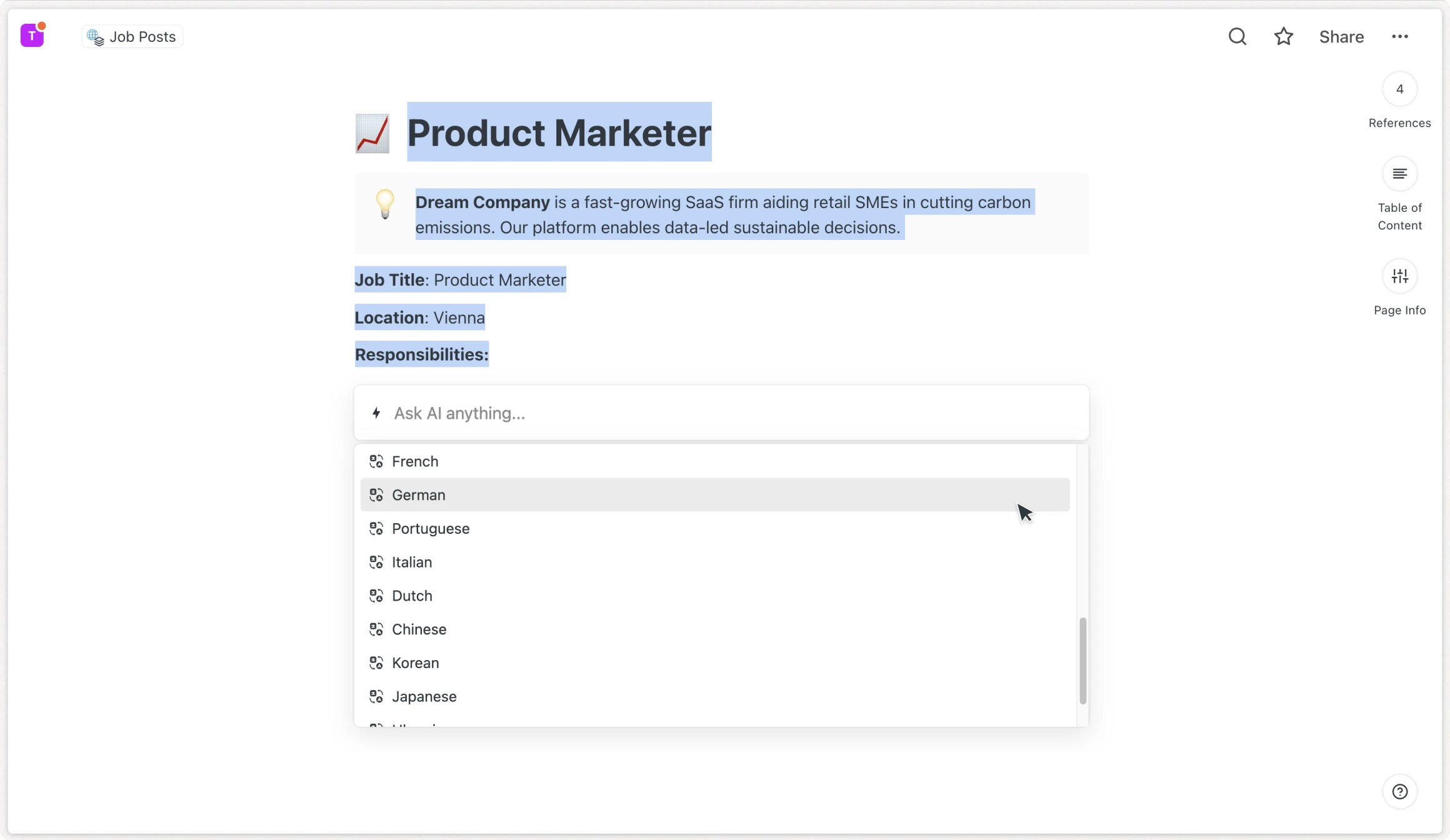 Schnelle und prazise KI-Ubersetzung