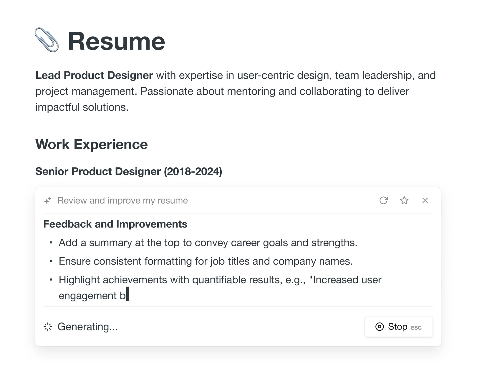 Melhore seu curriculo