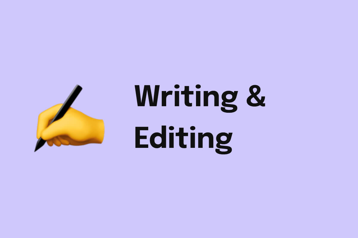 Writing & Editing | Saga Guides